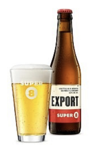 SUPER 8 EXPORT  24X0.33 4.8% HAACHT GLUTENFREE