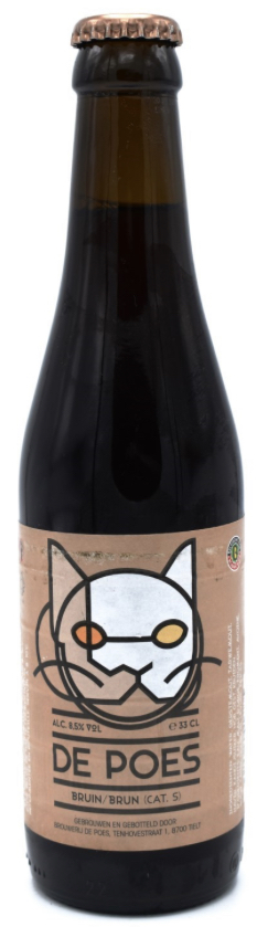 DE POES BRUNE  24X0.33 8%