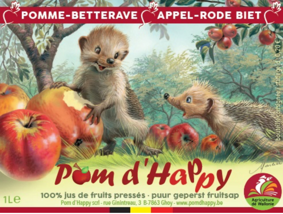 Jus de Pomme-Betterave Pom d’Happy 1L
