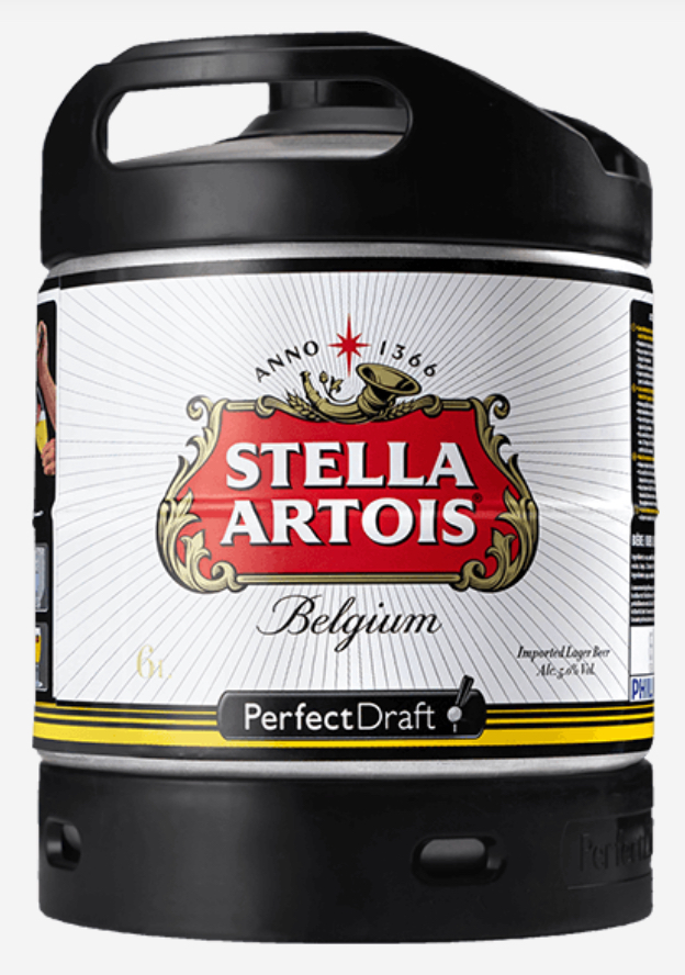 STELLA  6 L 5%  PERFECT DRAFT