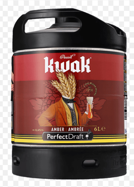 KWAK AMBREE  6 L 8.4%  PERFECT DRAFT