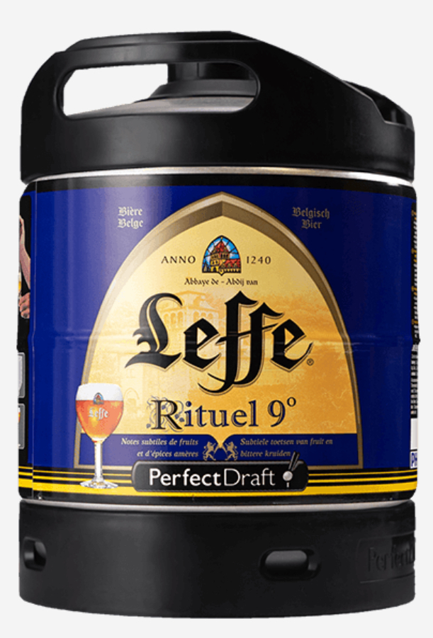 LEFFE RITUEL 9°  6 L 9%  PERFECT DRAFT