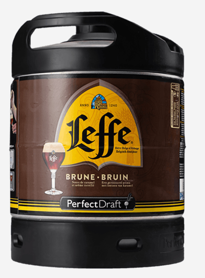 LEFFE BRUNE  6 L 6.5%  PERFECT DRAFT