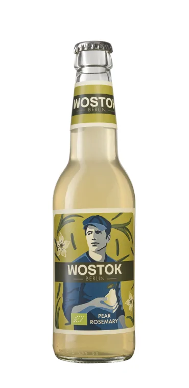 [800189] WOSTOK Limonade Pear & Rosemary 12x0,33