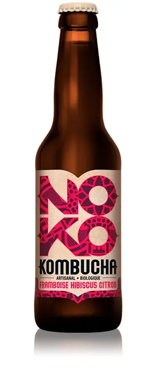 NOKO KOMBUCHA FRAMBOISE HIBISCUS CITRON 12X0.33 OW BE-BIO-01 CERTISYS