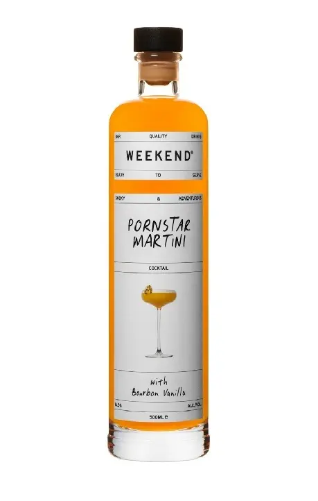 [1000026] WEEK END Pornstar Martini 1L 0% Cocktails Classiques