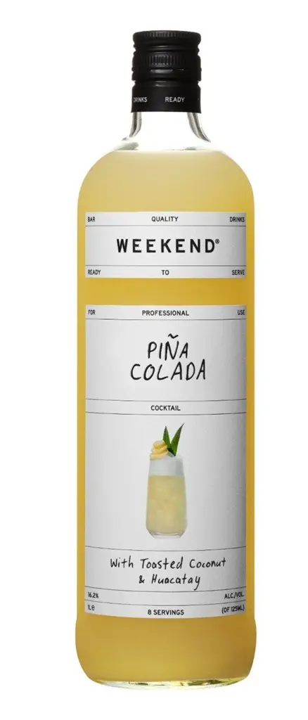 [1000033] WEEK END Pina Colada 1L 14,9% Cocktails Classiques
