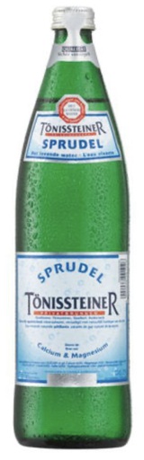 [800092] TONISSTEINER SPRUDEL  12X0.75 
BOUTEILLE VERTE