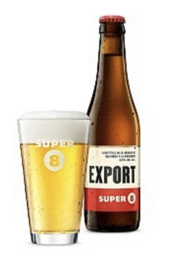 [200020] SUPER 8 EXPORT  24X0.33 4.8% HAACHT GLUTENFREE