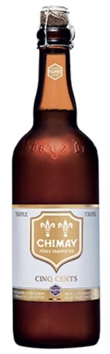[400192] CHIMAY TRIPLE   12X0.75 8%
CINQ CENT