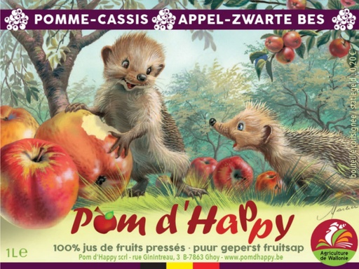 [800163] Jus de Pomme-Cassis Pom d’Happy 1L