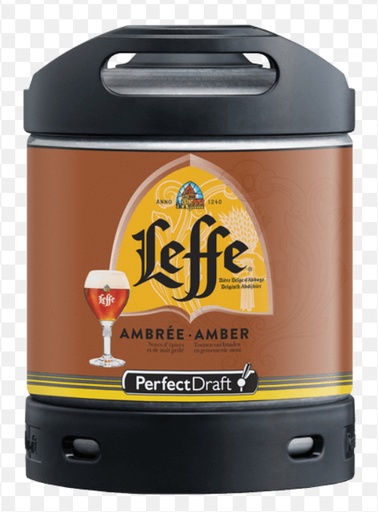 [20886] LEFFE AMBREE  6 L 6.6%  PERFECT DRAFT