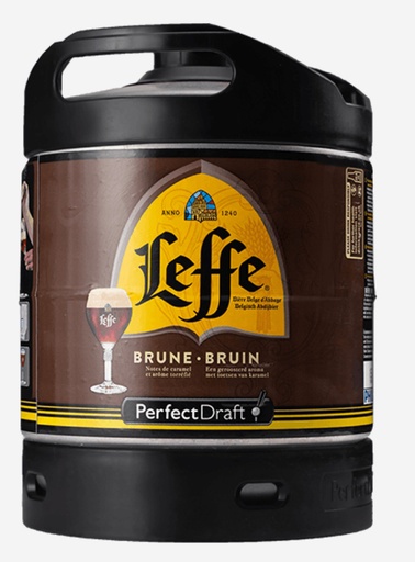 [22498] LEFFE BRUNE  6 L 6.5%  PERFECT DRAFT