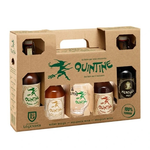 [400869] QUINTINE 4X0.33+VERRE 7.85%  BLONDE + AMBREE + BIO-ORGANIC + HERCULE