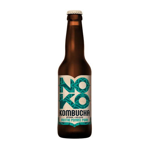 [800168] NOKO KOMBUCHA MENTHE POIVREE POIRE  12X0.33 OW  BE-BIO-01 CERTISYS