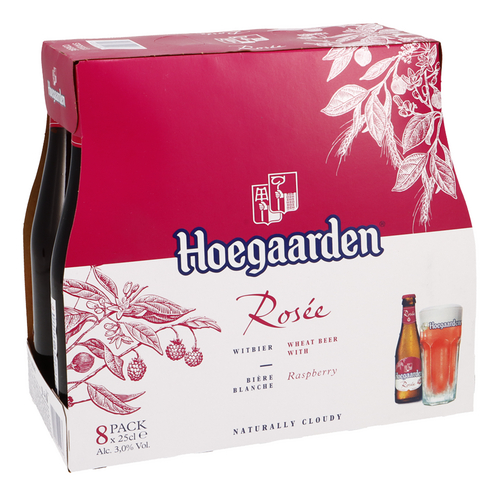 [400965] HOEGAARDEN ROSEE  CLIP6X0.25 3%
