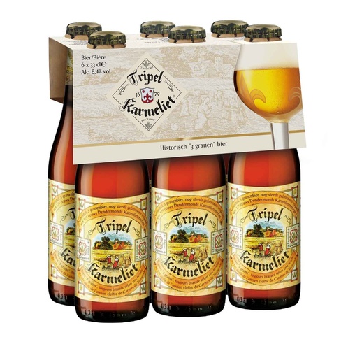 [401003] KARMELIET TRIPEL  CLIP6X0.33 8.4%
