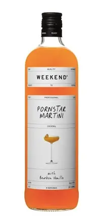 [1000030] WEEK END Pornstar Martini 1L 14.9% Cocktails Classiques