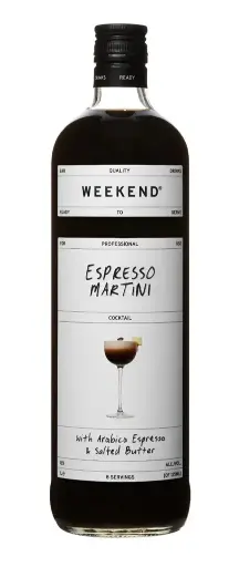 [1000031] WEEK END Espresso Martini 1L 14,9% Cocktails Classiques